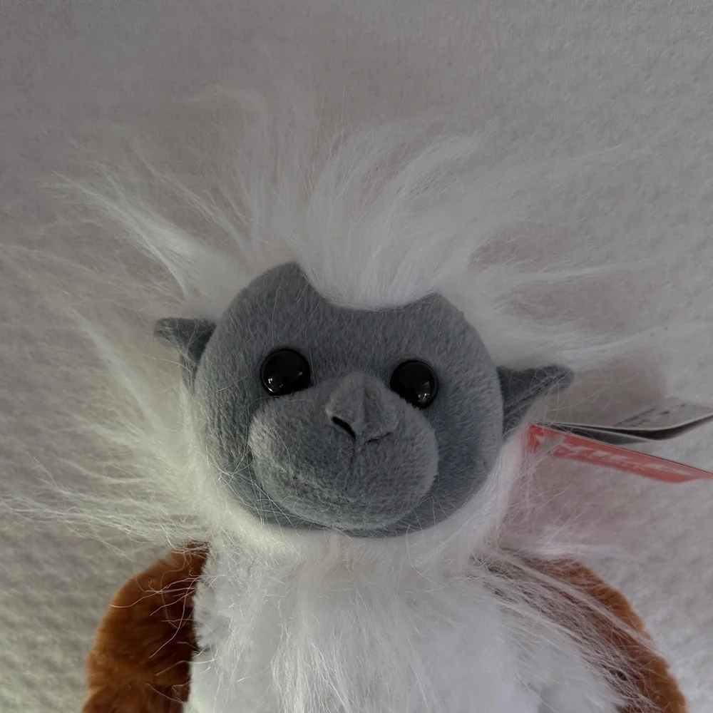 Wild Republic Plush Monkey Langur Colobus Monkey Stuffed Animal Long Limbs NWT